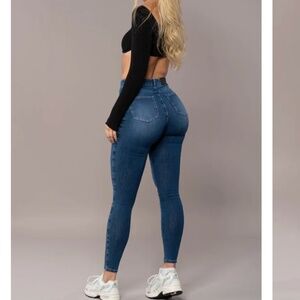 360 High Waisted - Sapphire Blue FitJeans
